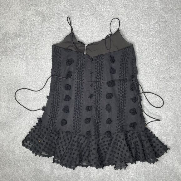 Saints and Secrets Black Sleeveless Mini Dress Womens XS Little Black Dress - Picture 11 of 15